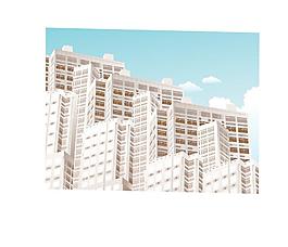 现代城市的摩天大楼设计矢量图04