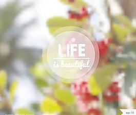 模糊的景观背景图形矢量05
