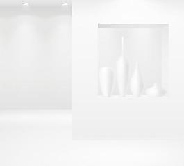展示畫廊模板矢量素材3