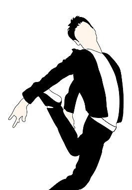 跳躍的男孩