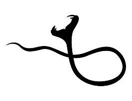 萬圣節(jié)的蛇的輪廓