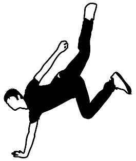 行動中的小男孩