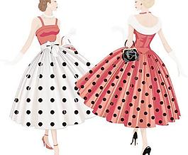 美麗的女人設計元素矢量圖01