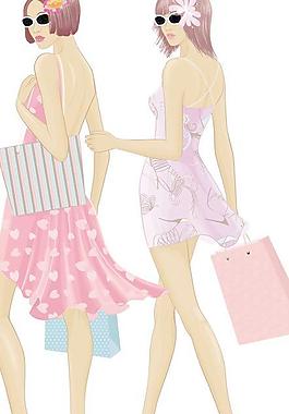 美麗的女人設計元素矢量圖04