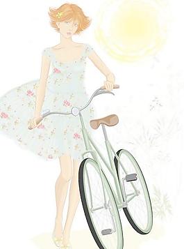 美麗的女人設計元素矢量圖05