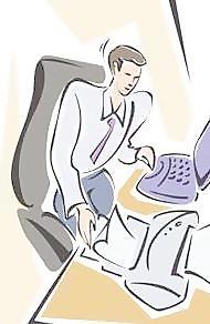 辦公室的人11向量