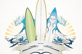 沖浪的旗幟