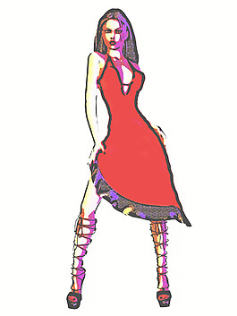 漫畫(huà)女孩