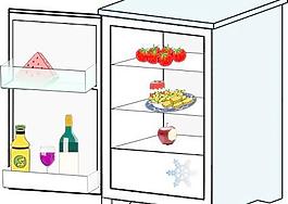 食品jhelebrant剪貼畫的冰箱