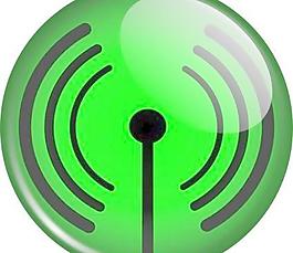 玻WiFi標(biāo)志剪貼畫
