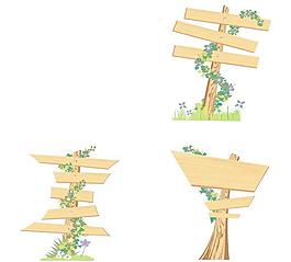 木材标志矢量素材1