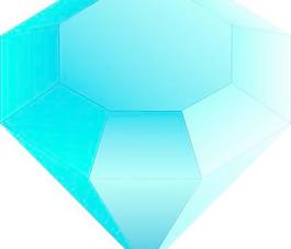 藍色的寶石切割（藍寶石）的剪輯藝術