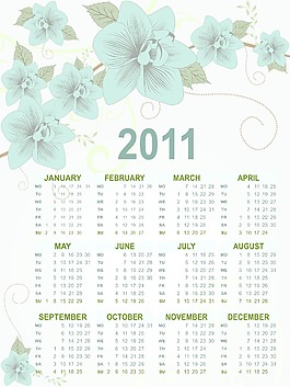 日歷的新年2011