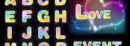 奇幻有趣的字母和數(shù)字矢量