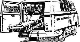 救護(hù)車剪貼畫