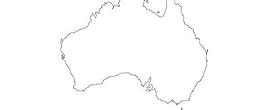 澳大利亞地圖的免費矢量