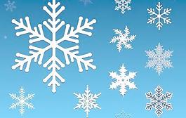 免費矢量的雪花