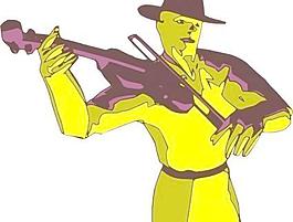 violoniste剪貼畫