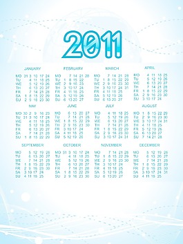 2011新年日歷