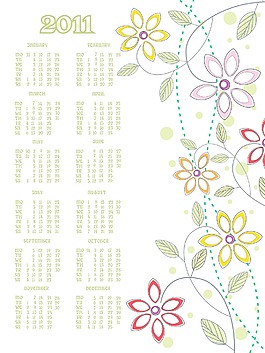 2011新年日歷