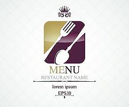 優(yōu)雅的餐廳菜單設(shè)計矢量圖01
