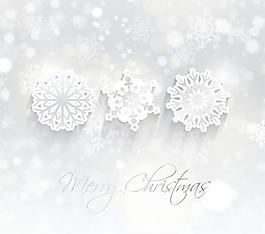 2014圣誕節(jié)雪花背景圖形05