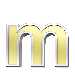 小寫(xiě)字母的字母組的金鉻框架