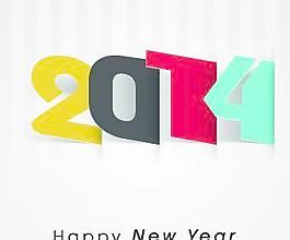 2014新年快樂設(shè)計(jì)矢量素材05