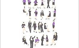 商人silouhettes