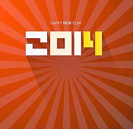 創(chuàng)意2014新年設(shè)計背景04