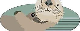 海獺剪貼畫(huà)