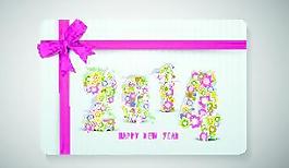 2014新年和圣誕節(jié)矢量卡02