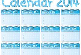 2014日歷矢量巨大集合104
