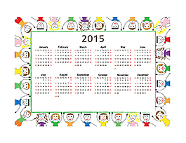 2015年日歷