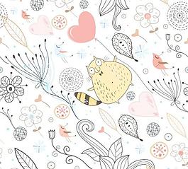 格調(diào)高雅的插畫背景矢量素材05