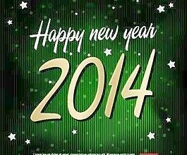 2014新年圣誕背景矢量01