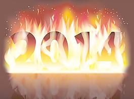 2014新年創(chuàng)意設(shè)計(jì)矢量圖03