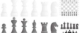國際象棋的物體自由矢量