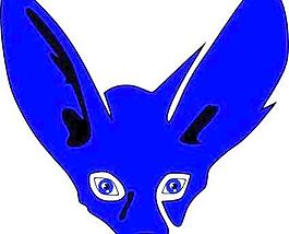 藍(lán)色的Fennec剪貼畫