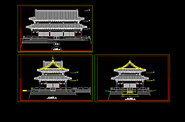 仿古建筑施工圖