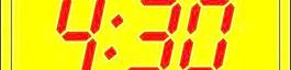 数字钟4:30剪贴画