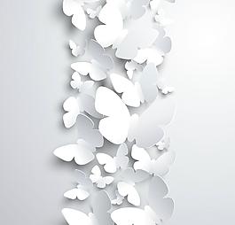 纸蝴蝶矢量03