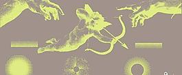 設(shè)計(jì)元素-綠色色調(diào)免費(fèi)矢量