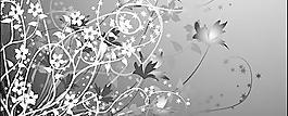 時(shí)尚花邊剪影矢量素材