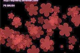 花朵筆刷 下載 photoshop筆刷                                                 我愛photoshop