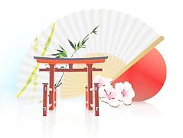 日本的寿司菜单元素矢量图04