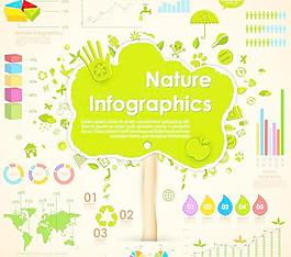 自然風(fēng)格信息圖形設(shè)計矢量圖02