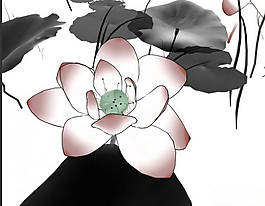 水墨画模型