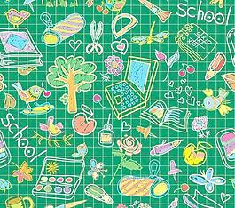 手繪元素矢量02學(xué)校