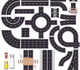 創(chuàng)新的道路設計元素矢量圖01